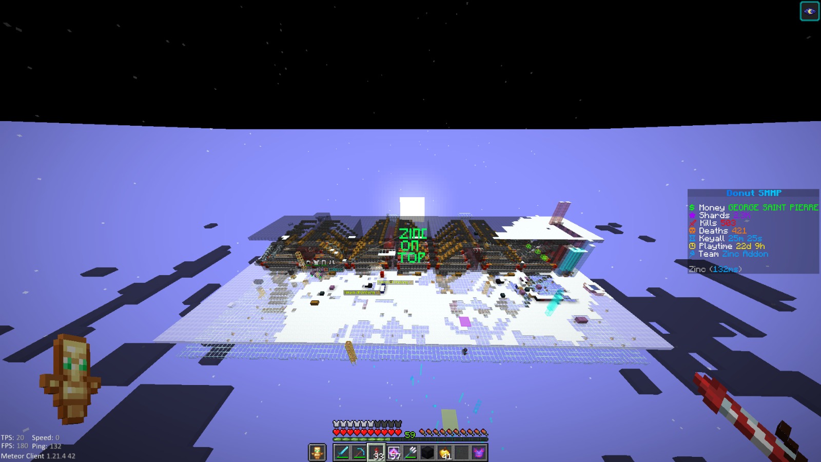 Zinc Addon base hunt result 3